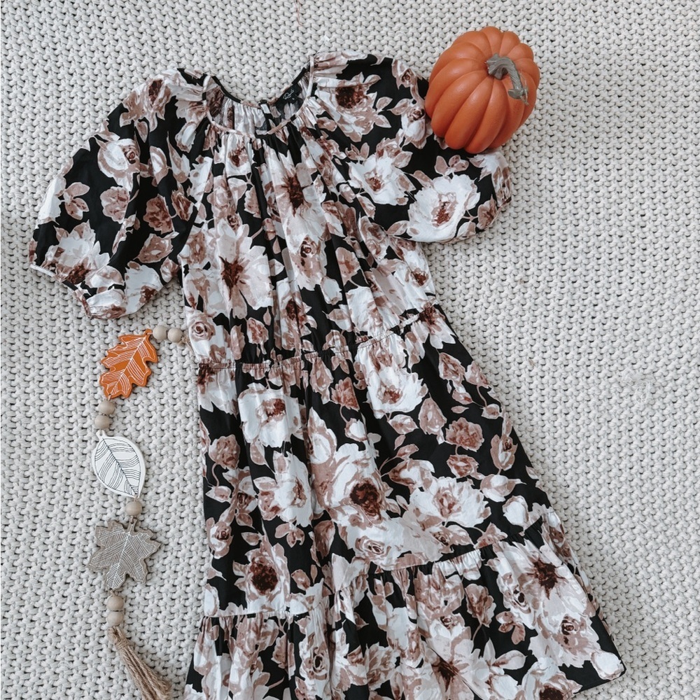 Rails Floral Puff Sleeve Dress - Picture 2 of 5